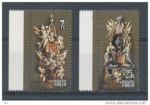 MALTA 1978  EUROPA. SOGGETTI DIVERSI:. SERIE COMPLETA MNH** - 1978