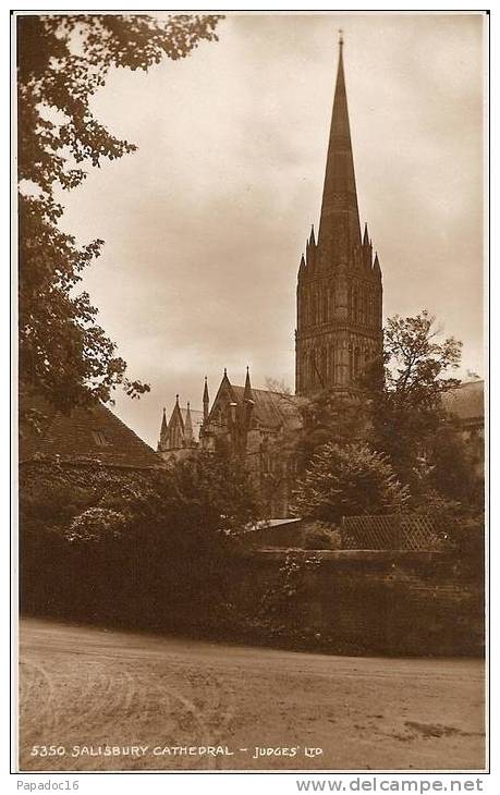 GB - Wil - Salisbury Cathedral - Judges Ltd - (not Circulated / Non Circulée) - Salisbury