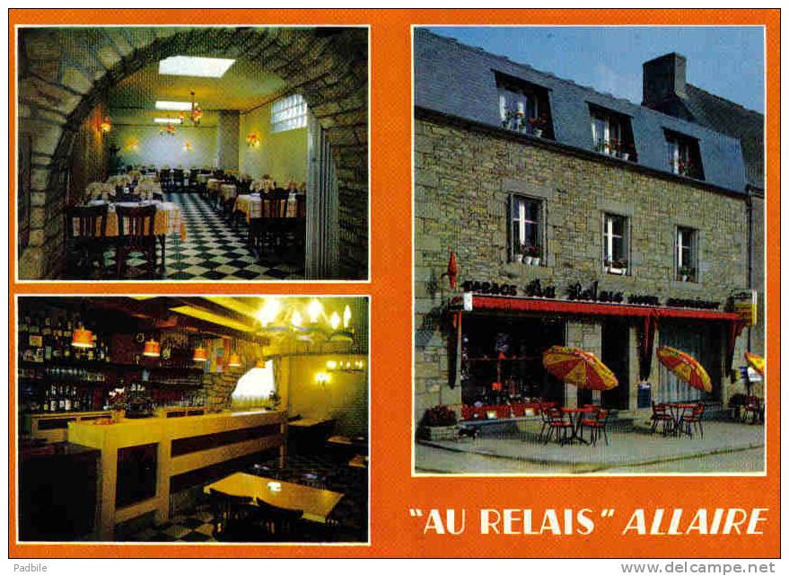 Carte Postale  56. Allaire  "Au Relais" Place De L'église  J. Sebillet Chef De Cuisine Trés Beau Plan - Allaire