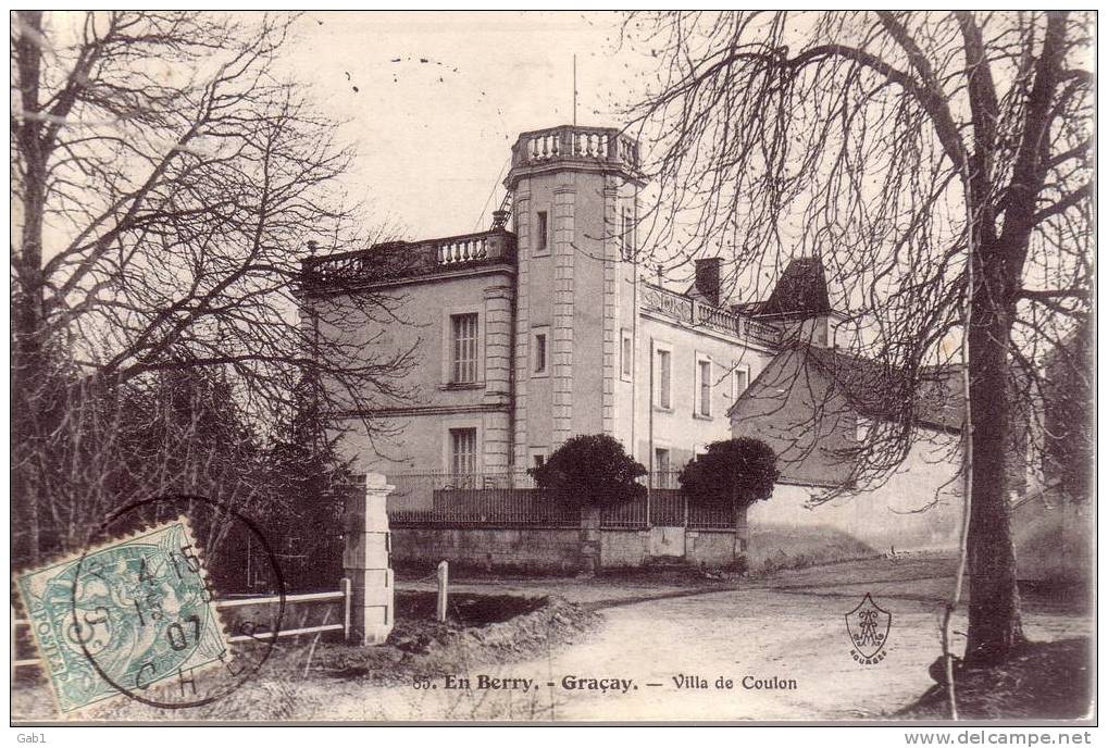 18 --- Gracay --- VILLA DE COULON - Graçay