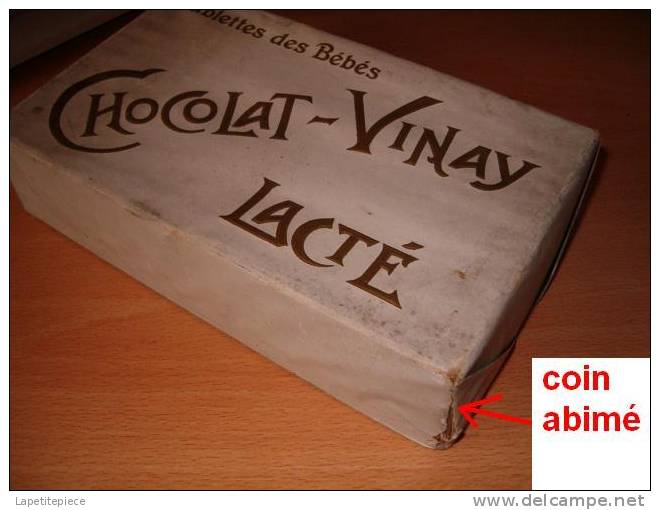 Ancienne Boîte De Chocolats Vinay Lactés, Tablettes Des Bébés - Boxes