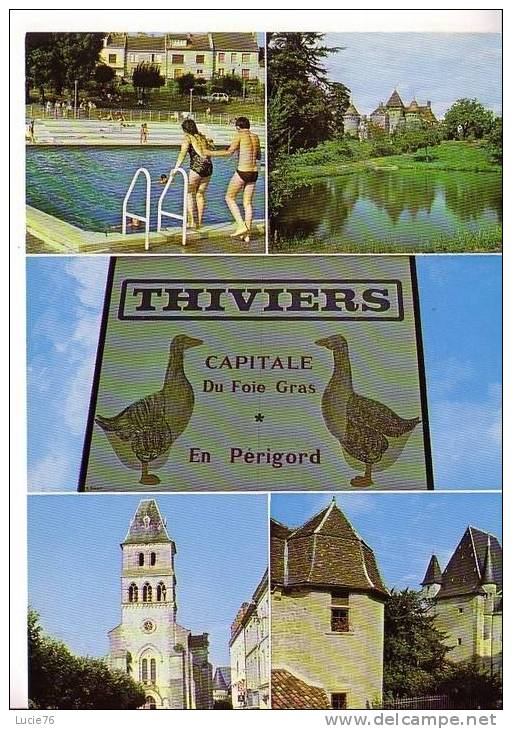 THIVIERS -  Capitale Du Foie Gras -  N°  2  - 5 Vues - Thiviers