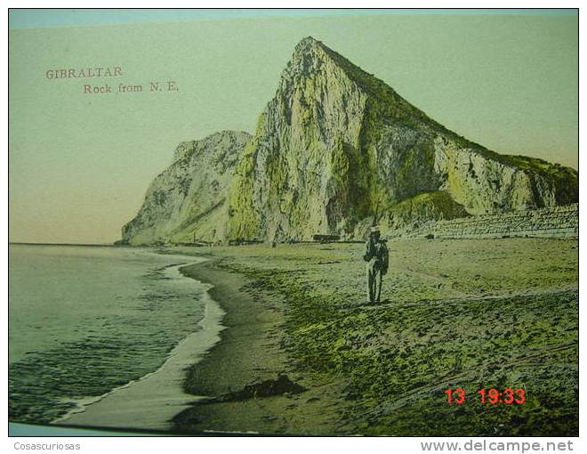 9118  GIBRALTAR   ROCK FROM N.E  -  AÑOS / YEARS / ANNI 1910 OTHERS IN MY STORE - Gibraltar