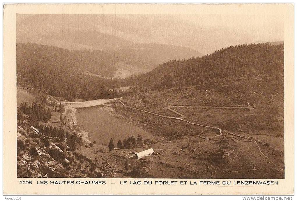 68 - Les Hautes Chaumes - Le Lac Du Forlet Et La Ferme Du Lenzenwasen - éd. Braun 2298 (non Circulée) [Soultzeren - Orbey