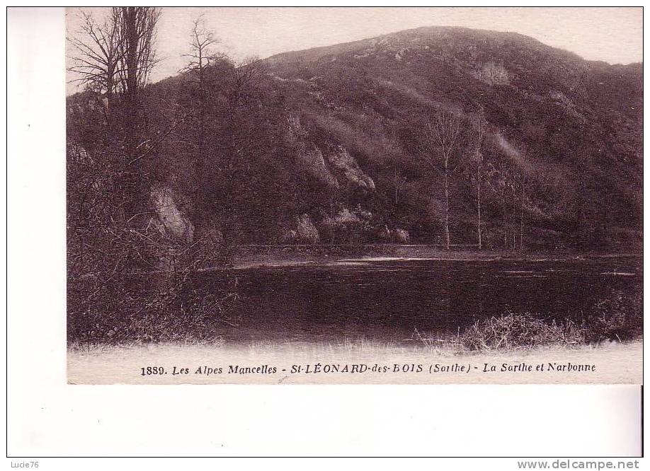 SAINT LEONARD DES BOIS -  La Sarthe Et Narbonne -  Les Alpes Mancelles -  N°   1889 - Saint Leonard Des Bois