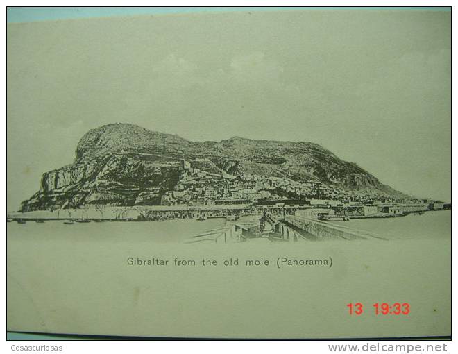 9116  GIBRALTAR  FROM THE OLD MOLE  -  AÑOS / YEARS / ANNI 1910 OTHERS IN MY STORE - Gibraltar