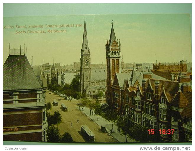 9286  AUSTRALIA MELBOURNE TRAMWAY TRANVIA  -  AÑOS / YEARS / ANNI 1920 OTHERS IN MY STORE - Andere & Zonder Classificatie