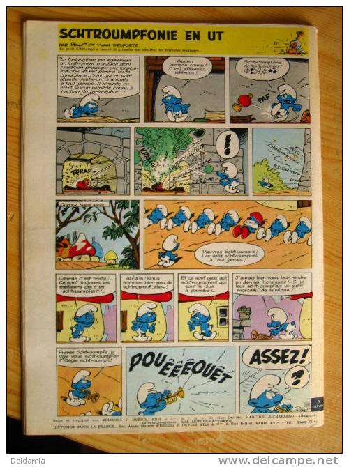 SPIROU N°1350 DU 27 / 2 / 1964. 1ER PLAT DE WILL - Spirou Magazine