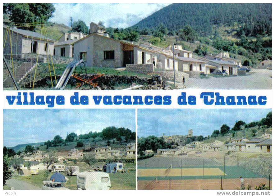 Carte Postale 48.  Chanac Le Camping  Les Tennis Trés Beau Plan - Chanac