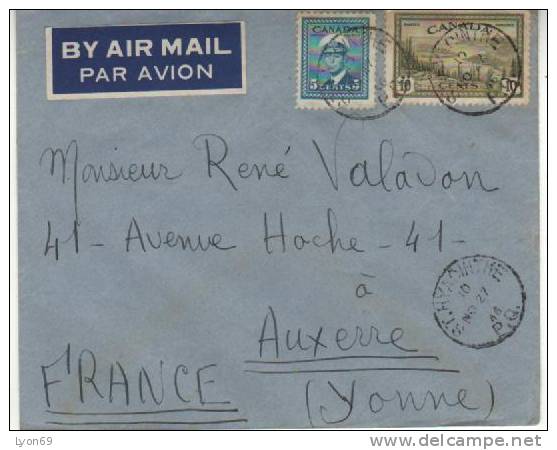 LETTRE PAR AVION - Lettres & Documents