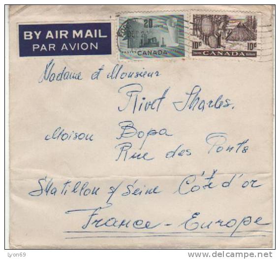 LETTRE PAR AVION - Storia Postale