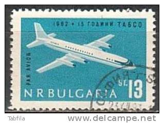 BULGARIE - 1962 - 15an.de La Compagnie Nationale TABSO - 1v Obl. - Used Stamps