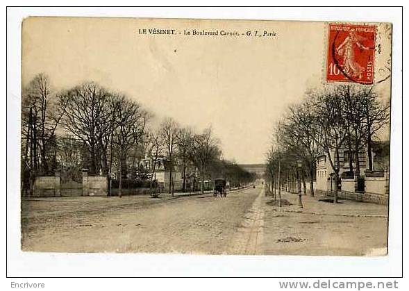 Cpa LE VESINET Boulevard Carnot - GI Paris - Le Vésinet