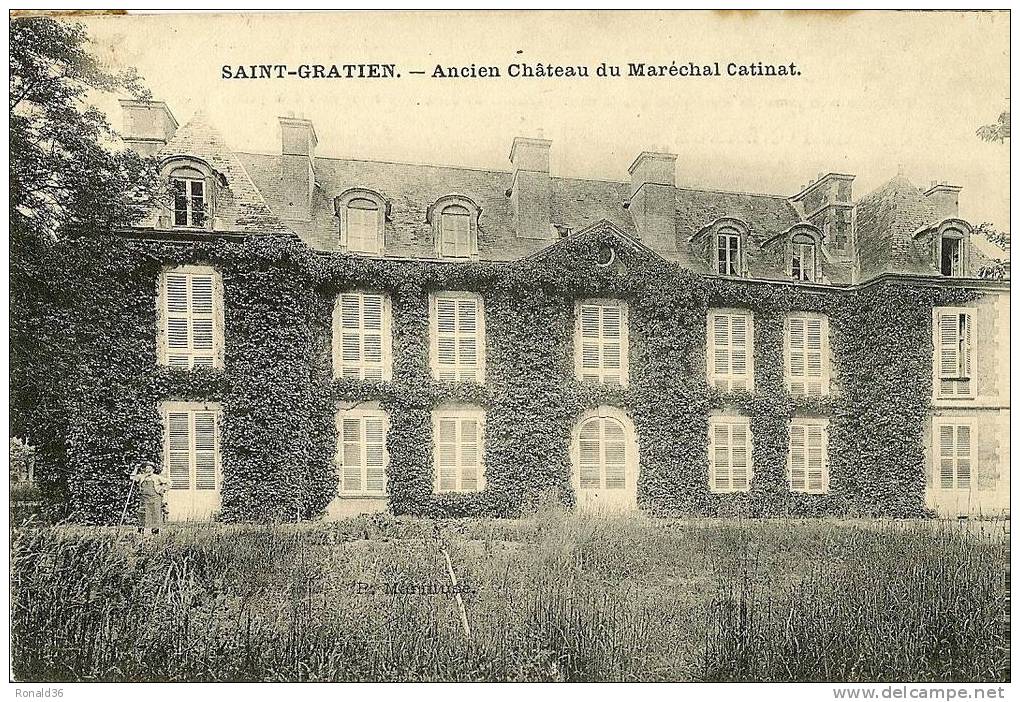 CP 95 SAINT GRATIEN Ancien Chateau Du Maréchal CATINAT - Saint Gratien