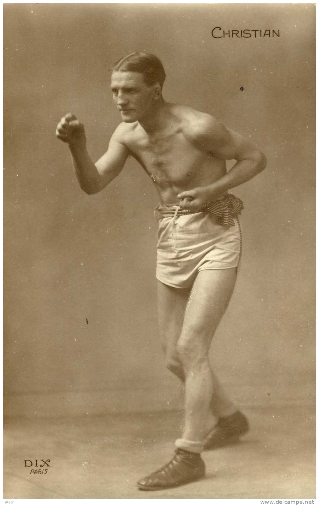 CPA  (BOXE )    CHRISTIAN - Boksen