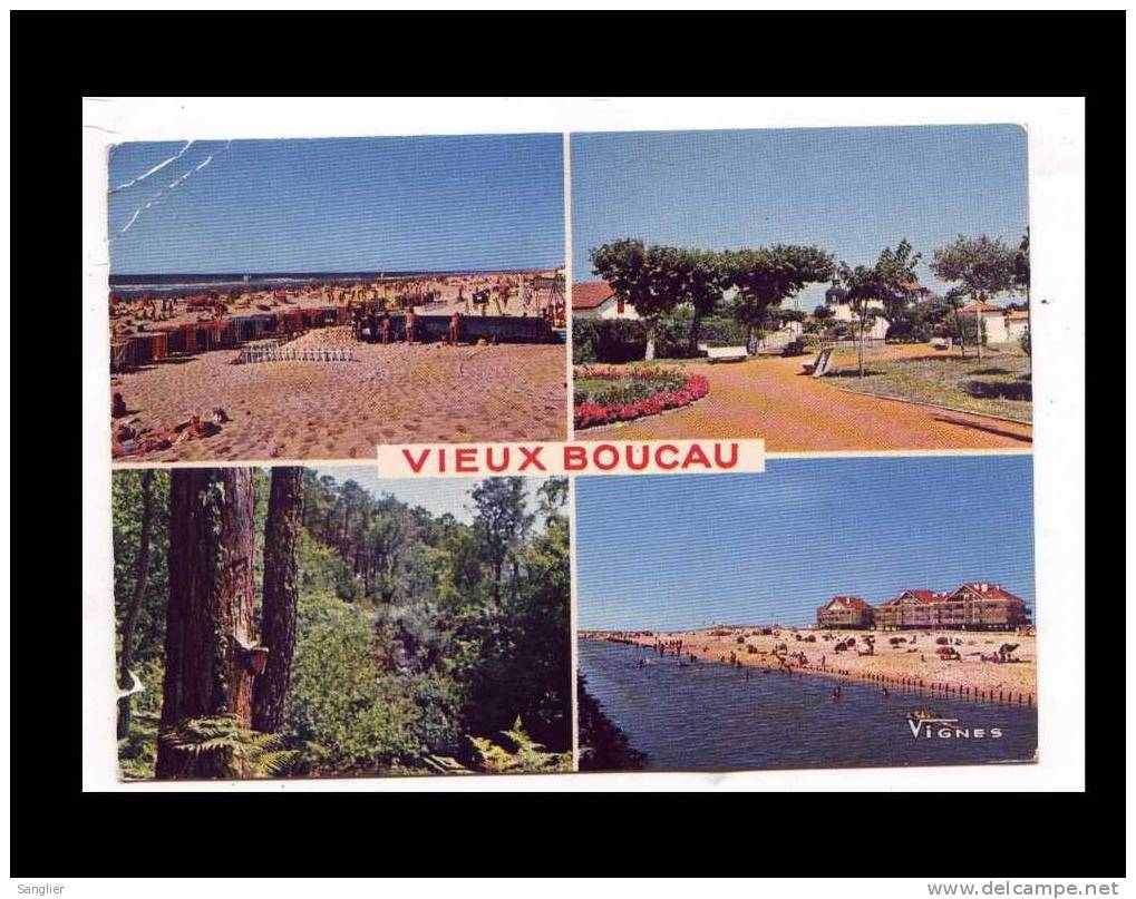 VIEUX BOUCAU N° A 26 - LA PLAGE DE L'OCEAN......... - MULTIVUES - Vieux Boucau