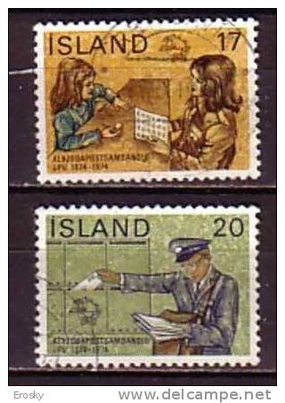 Q1114 - ISLANDE ICELAND Yv N°451/52 - Used Stamps