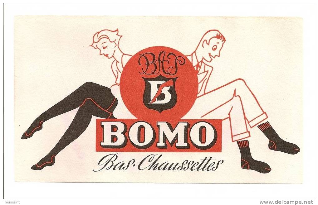 Buvard Bomo: Bas, Chaussettes (08-1607) - Textile & Vestimentaire