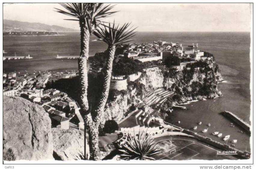 Le Rocher De Monaco, La Cap Martin Et L´ Italie - Monte-Carlo