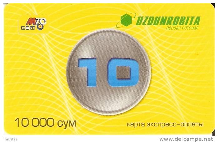 TARJETA DE UZBEKISTAN  DE 10 UNITS - Uzbekistán