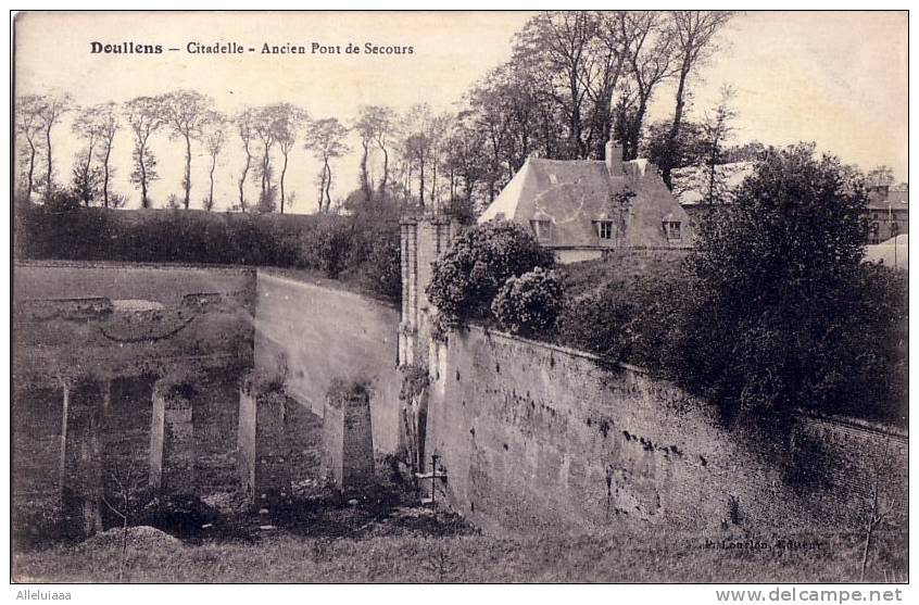 CPA Belle Carte FRANCE DOULLENS - Citadelle Ancien Pont De Secours  - TBE 1916 - Doullens