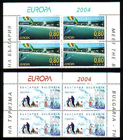 BULGARIE - 2004 - Europe - Tourisme - Bl.of Foure - MNH - 2004