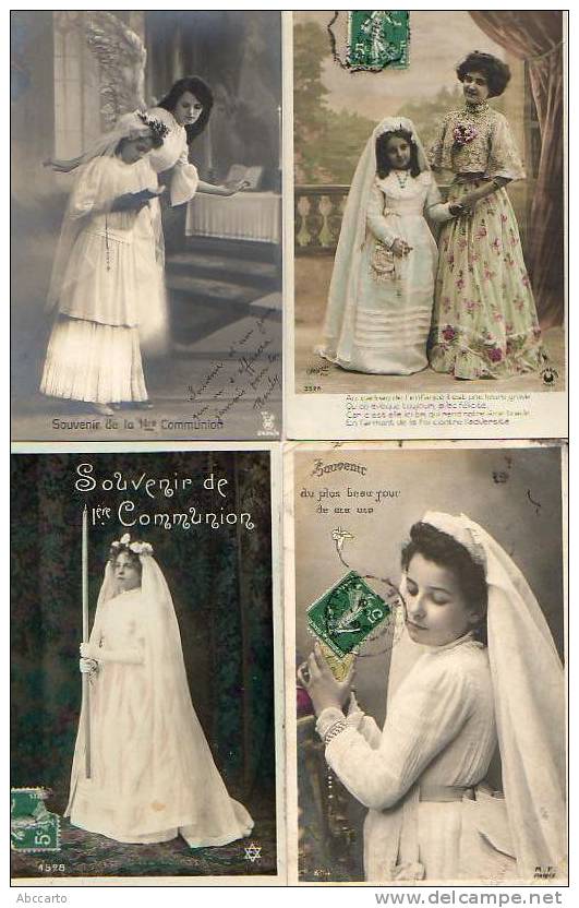 COMMUNION ..RELIGION... JEUNESSE...1 Lot De 7 Cartes - Comuniones