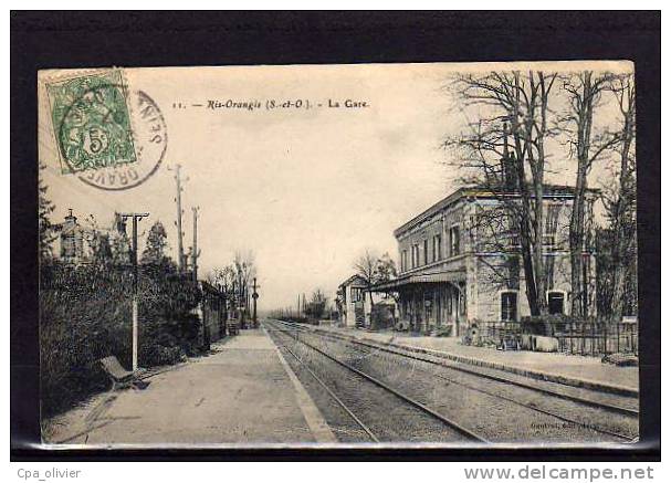 91 RIS ORANGIS Gare, Intérieur, Quais, Ed Gautrot 11, 1907 - Ris Orangis