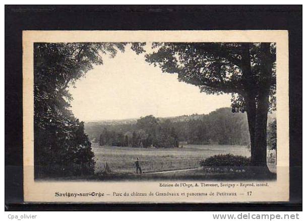 91 SAVIGNY SUR ORGE Chateau De Grandvaux, Parc, Panorama Sur Petitvaux, Ed Thevenet 17, 191? - Savigny Sur Orge