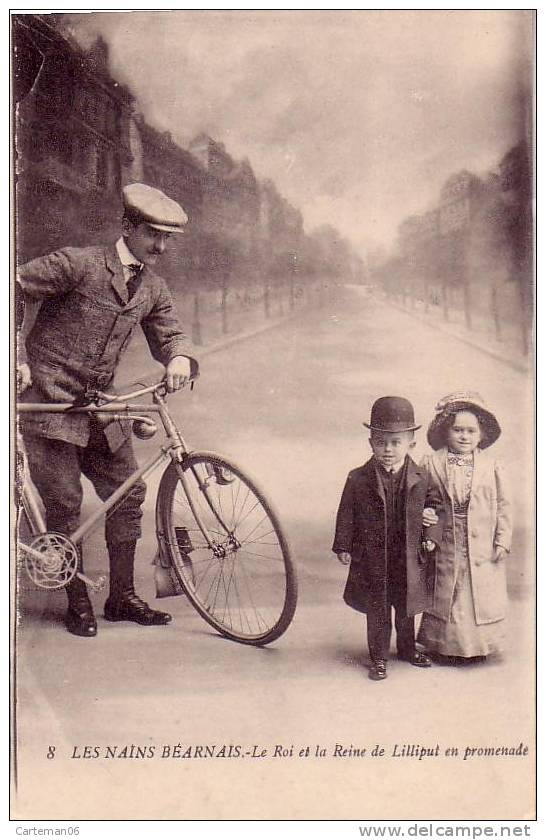 Région - Les Nains Béarnais - Le Roi Et La Reine De Lilliput En Promenade - Autres