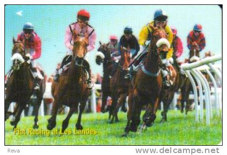 JERSEY  2  L  MAN  ON  HORSE RACING ANIMAL  ANIMALS CODE: 78JERD  READ DESCRIPTION !! - [ 7] Jersey Und Guernsey