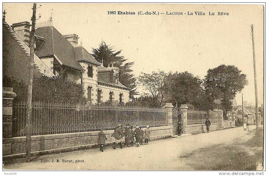 Cp 22 ETABLES LACOUR LA VILLA LE REVE - Etables-sur-Mer