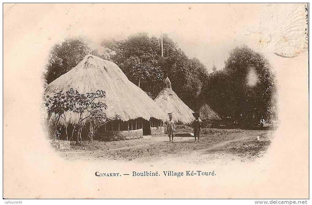 CONAKRY / KONAKRY Boulbiné - Village Ké Touré - Halo Précurseur - Guinée Française