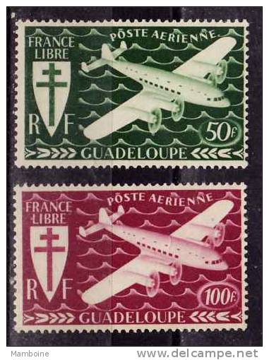 Guadeloupe.  P A N° 4/5  Neuf X X (sans Trace De Charn.) - Airmail