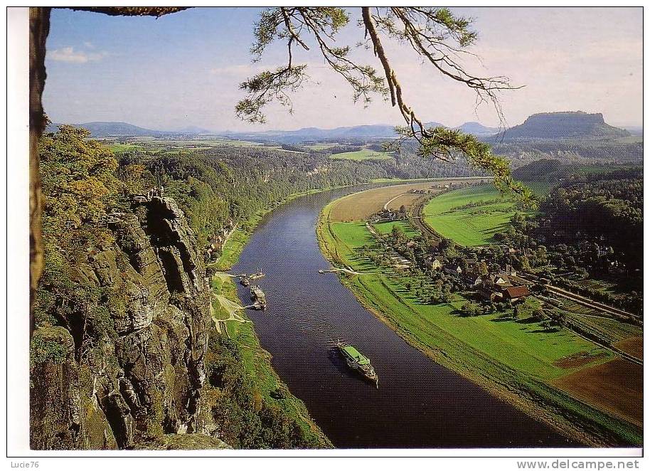 SACHSISCHE SCHWEIZ - Blick Von Der Bastei Uber Kurort   Rathen Zum Lilienstein - Rathen