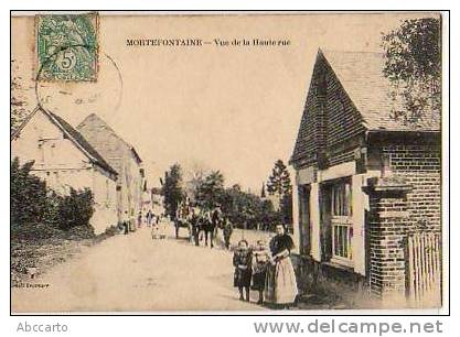 Mortefontaine     60    Vue De La Rue Haute - Venette