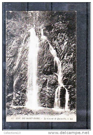 PUY DE DOME - Environs Du Mont Dore - La Cascade De Queureilh - Autres & Non Classés