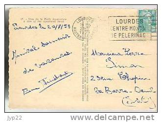 Jolie CP Le Roi De La Forêt - Lion De La Forêt Equatoriale - Félin - CAD 21-07-1953 Lourdes Ed Missions Des Pères Blancs - Löwen