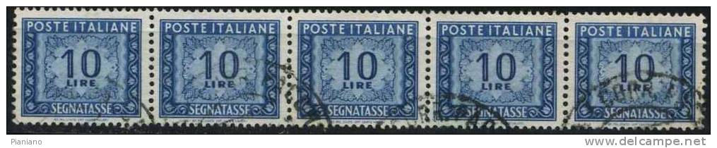 PIA - ITA - Specializzazione - 1947-54 : Segnatasse £ 10 - (SAS 104/1) - Strafport