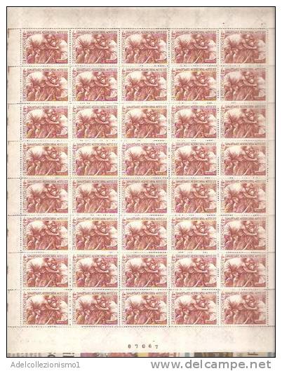 9)SERIE CENTENARIO DELLA CROCE ROSSA DEL 1964 IN FOGLI INTERI NUOVI DEL VATICANO - Used Stamps
