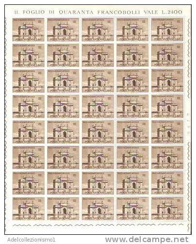 12)SERIE VIAGGIO DI PAOLO VI DEL 1964 IN FOGLI INTERI NUOVI DEL VATICANO - Used Stamps