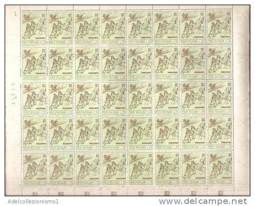 15)SERIE CENTENARIO DELLA NASCITA DI DANTE DEL 1965 IN FOGLI INTERI NUOVI DEL VATICANO - Used Stamps