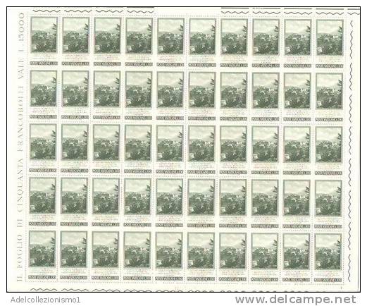 16)SERIE S. BENEDETTO IN FOGLI INTERI NUOVI DEL VATICANO - Used Stamps