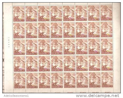 21)SERIE NATALE IN FOGLI INTERI NUOVI DEL VATICANO - Used Stamps