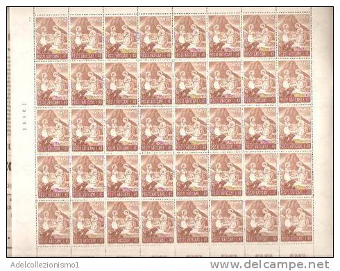 22)SERIE NATALE IN FOGLI INTERI NUOVI DEL VATICANO - Used Stamps