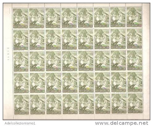 22)SERIE NATALE IN FOGLI INTERI NUOVI DEL VATICANO - Used Stamps
