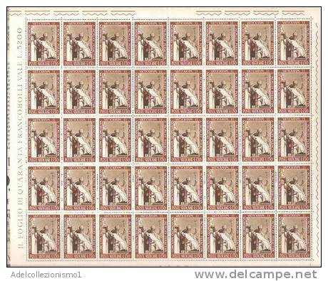 27)SERIE CONCILIO ECUMENICO DEL 1966 IN FOGLI INTERI NUOVI DEL VATICANO - Used Stamps