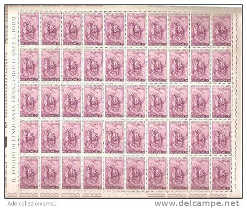 29)SERIE NATALE DEL 1966 IN FOGLI INTERI NUOVI DEL VATICANO - Used Stamps