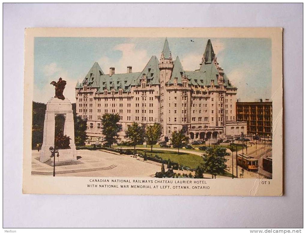 Canadian National Railways -Chateau Lauriel Hotel - Ottawa  -  Canada     1950´s   VF    D23092 - Ottawa