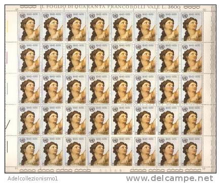 46)SERIE NAZIONE UNITE DEL 1970 IN FOGLI INTERI NUOVI DEL VATICANO - Used Stamps